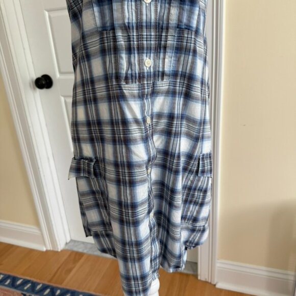 Lucky Brand Button Down Plaid Dress - Picture 4 of 9
